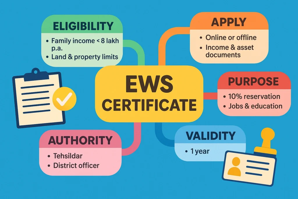 उत्तर प्रदेश EWS प्रमाण पत्र आवेदन:प्रक्रिया, योग्यता और लाभ