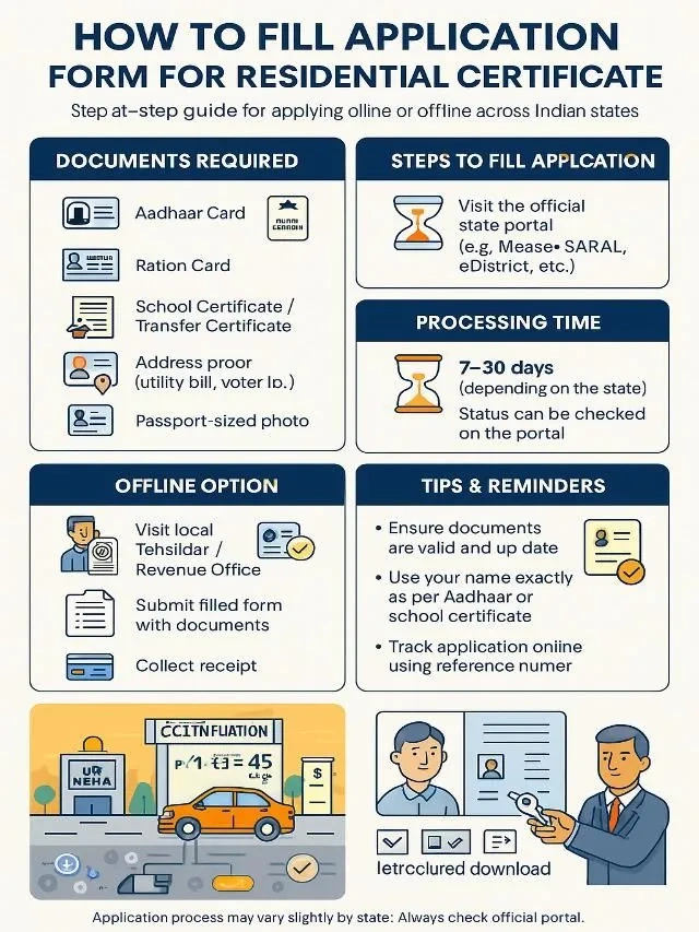 UP निवास प्रमाण पत्र आवेदन: पूरी प्रक्रिया और मार्गदर्शिका!