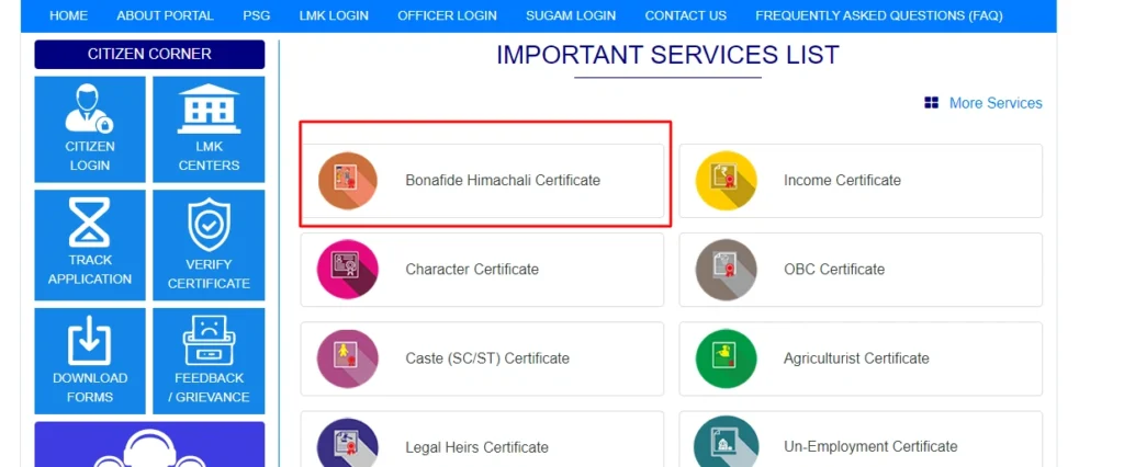 HP Caste Certificate Apply–पूरी प्रक्रिया @ edistrict.hp.gov