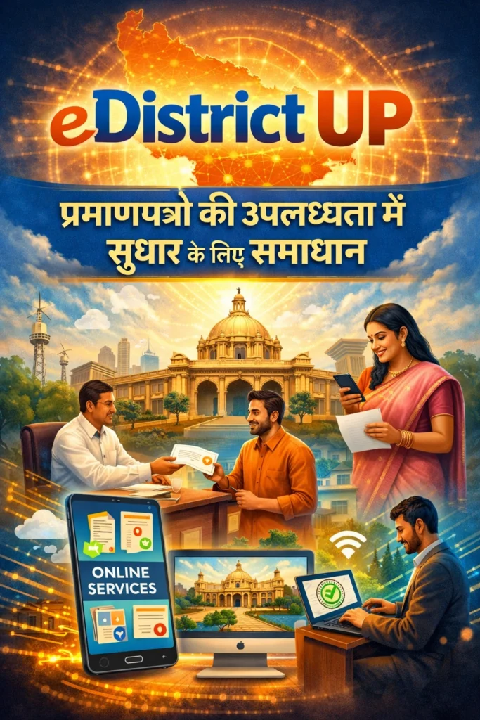 eDistrict UP प्रमाणपत्रों की उपलब्धता में सुधार के लिए समाधान